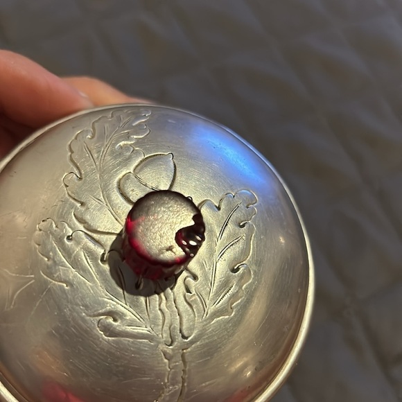 Farberware Vintage 1950s Wrought Aluminum Condiment Jar - Picture 11 of 11